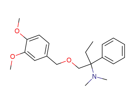 1-[(3,4-dimethoxy)benzyloxymethyl]-1-phenyl-N,N-dimethyl-n-propylamine
