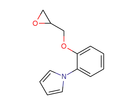 Molecular Structure of 55050-91-4 (1H-Pyrrole, 1-[2-(oxiranylmethoxy)phenyl]-)