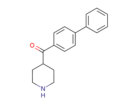 Molecular Structure of 42060-83-3 (BIPHENYL-4-YL-PIPERIDIN-4-YL-METHANONE)