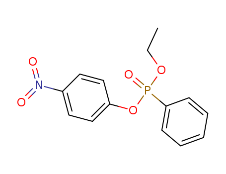 2012-00-2,EPN OXON,Phosphonicacid, phenyl-, ethyl 4-nitrophenyl ester (9CI); Phosphonic acid, phenyl-, ethylp-nitrophenyl ester (6CI,7CI,8CI); EPN oxon; EPNO; Ethyl p-nitrophenylphenylphosphonate; O-Ethyl O-4-nitrophenyl phenylphosphonate; O-EthylO-p-nitrophenyl phenylphosphonate