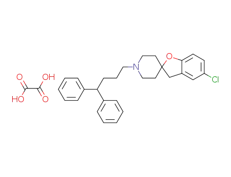 1'-(4,4-diphenylbutyl)-5-chlorospiro[benzofuran-2(3H)4'-piperidine]oxalate