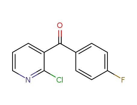 Molecular Structure of 80099-83-8 ((2-chloropyridin-3-yl)(4-fluorophenyl)methanone)