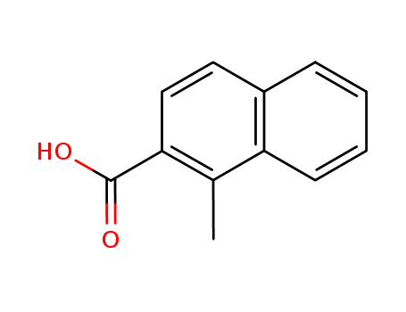 Molecular Structure of 4488-44-2 (2-Naphthalenecarboxylic acid, 1-methyl-)