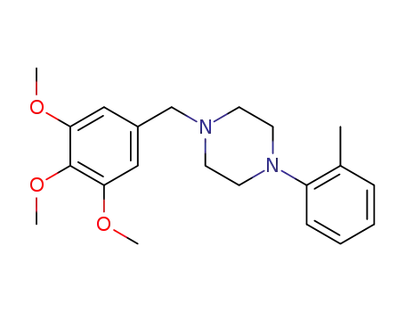Piperazine, 1-(2-methylphenyl)-4-((3,4,5-trimethoxyphenyl)methyl)-