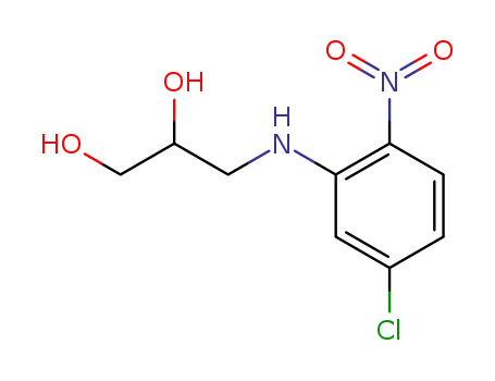 3-(5-chloro-2-nitro-anilino)-propane-1,2-diol