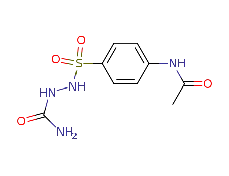 Molecular Structure of 10396-14-2 (1-(<i>N</i>-acetyl-sulfanilyl)-semicarbazide)