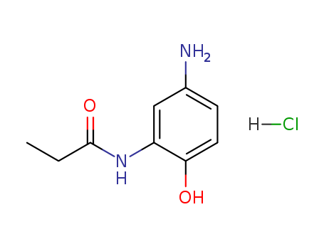 Propanamide, N-(5-amino-2-hydroxyphenyl)-, monohydrochloride