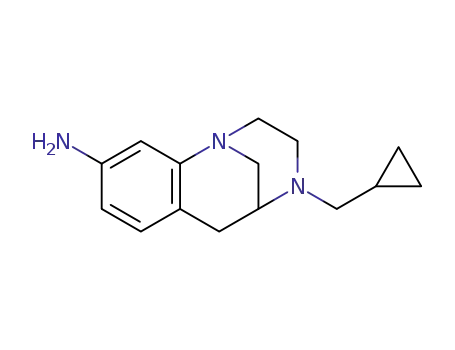 4-(cyclopropylmethyl)-3,4,5,6-tetrahydro-2H-1,5-methano-1,4-benzodiazocin-9-amine