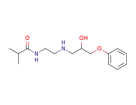 Molecular Structure of 83029-57-6 (Propanamide,N-[2-[(2-hydroxy-3-phenoxypropyl)amino]ethyl]-2-methyl-)