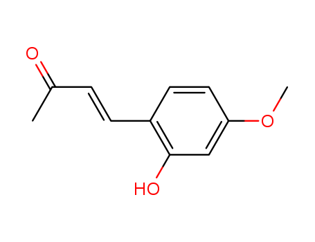 Molecular Structure of 124946-65-2 (3-Buten-2-one, 4-(2-hydroxy-4-methoxyphenyl)-)