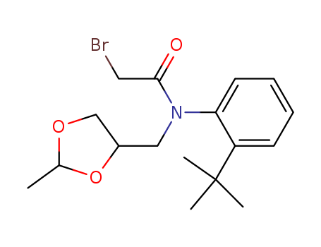 Acetamide, 2-bromo-N-[2-(1,1-dimethylethyl)phenyl]-N-[(2-methyl-1,3-dioxolan-4-yl) methyl]-