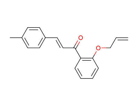 Molecular Structure of 141522-34-1 (2-Propen-1-one, 3-(4-methylphenyl)-1-[2-(2-propenyloxy)phenyl]-)