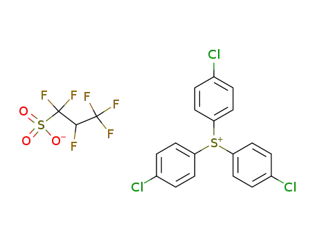 tris-(4-chlorophenyl) sulfonium 3,3,3,2,1,1-hexafluoropropane sulfonate