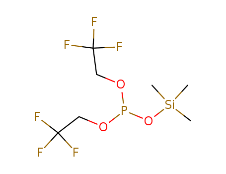 Molecular Structure of 101803-22-9 (Phosphorous acid, bis(2,2,2-trifluoroethyl) trimethylsilyl ester)