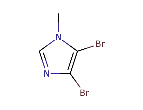 Molecular Structure of 1003-50-5 (4,5-DIBROMO-1-METHYL-1H-IMIDAZOLE)