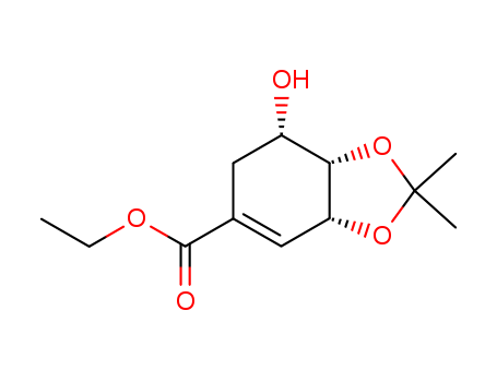 ethyl (3R,4S,5S)-3,4-isopropylidenedioxy-5-hydroxy-cyclohex-1-ene-1-carboxylate
