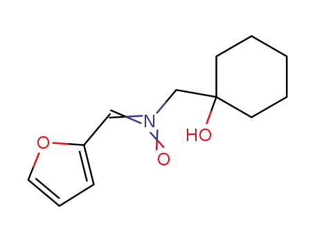 Molecular Structure of 84966-16-5 (N-Furfuryliden-(1-hydroxycyclohexyl)methanamin-N-oxid)