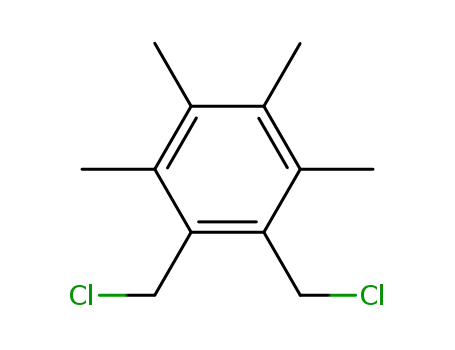 Molecular Structure of 29002-55-9 (1,2-DI(CHLOROMETHYL)-3,4,5,6-TETRAMETHYLBENZENE)