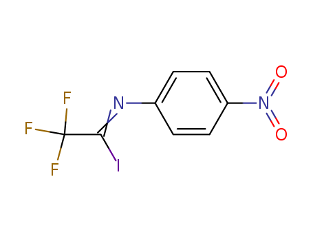 Molecular Structure of 144008-08-2 (Ethanimidoyl iodide, 2,2,2-trifluoro-N-(4-nitrophenyl)-)
