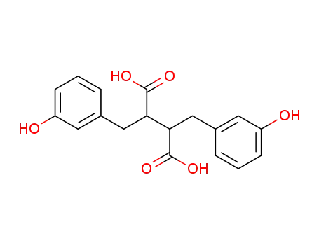 Butanedioic acid, 2,3-bis[(3-hydroxyphenyl)methyl]-