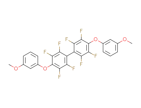 Molecular Structure of 85225-65-6 (2,2',3,3',5,5',6,6'-octafluoro-4,4'-bis(3-methoxyphenoxy)-1,1'-biphenyl)