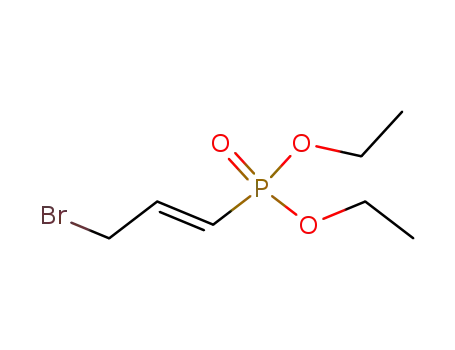 Molecular Structure of 66498-59-7 ((E)-3-Bromo-1-diethoxyphosphoryl-prop-1-ene)