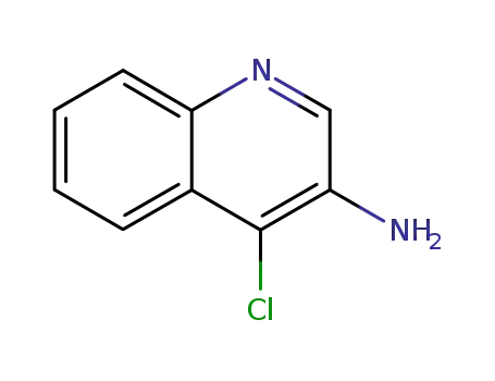 Molecular Structure of 58401-43-7 (3-Amino-4-chloroquinoline)