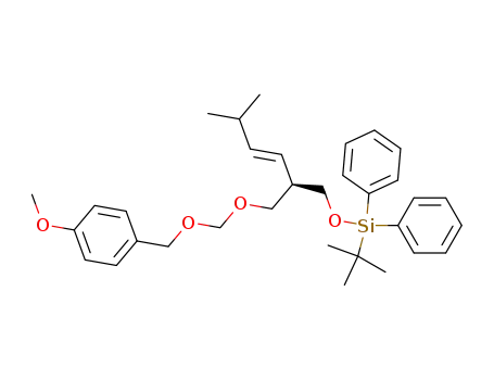 (R)-(E)-1-<(tert-Butyldiphenylsilyl)oxy>-2-<<<(p-methoxybenzyl)oxy>methoxy>methyl>-5-methylhex-3-ene