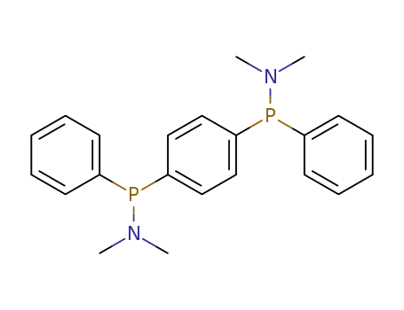Molecular Structure of 85573-02-0 (1,4-bis(dimethylaminophenylphosphino)benzene)