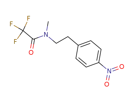 Molecular Structure of 124562-85-2 (Acetamide, 2,2,2-trifluoro-N-methyl-N-[2-(4-nitrophenyl)ethyl]-)