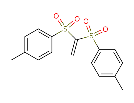 Molecular Structure of 39837-38-2 (Benzene, 1,1'-[ethenylidenebis(sulfonyl)]bis[4-methyl-)