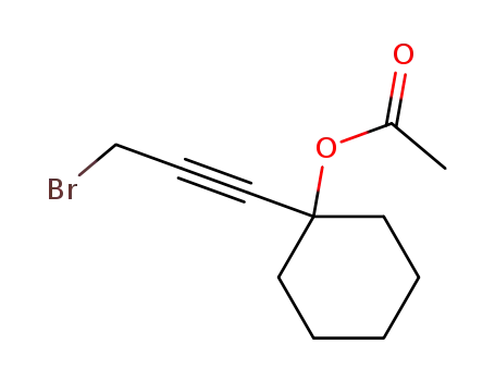 Cyclohexanol, 1-(3-bromo-1-propynyl)-, acetate