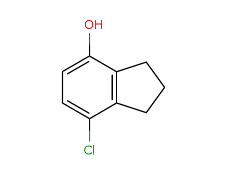 Molecular Structure of 145-94-8 (7-CHLORO-4-INDANOL)