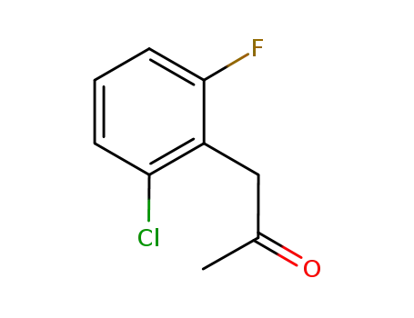 Molecular Structure of 93839-16-8 (2-CHLORO-6-FLUOROPHENYLACETONE)