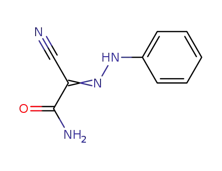 Molecular Structure of 20923-20-0 (2-Phenylhydrazono-2-cyanoacetamide)