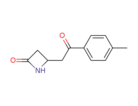 2-Azetidinone, 4-[2-(4-methylphenyl)-2-oxoethyl]-
