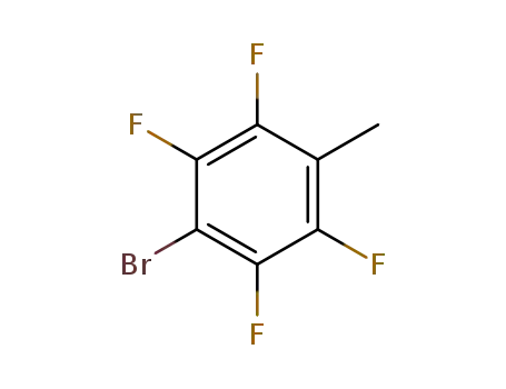 Molecular Structure of 33564-68-0 (4-Bromo-2,3,5,6-tetrafluorotoluene)