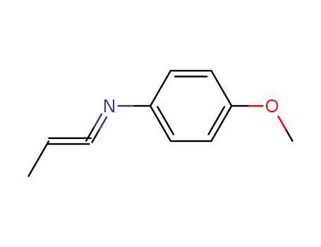 Benzenamine, 4-methoxy-N-1-propenylidene-