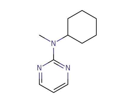 Molecular Structure of 141193-13-7 (2-Pyrimidinamine, N-cyclohexyl-N-methyl-)