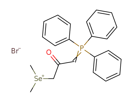 Molecular Structure of 78237-92-0 (Selenonium, dimethyl[2-oxo-3-(triphenylphosphoranylidene)propyl]-,
bromide)