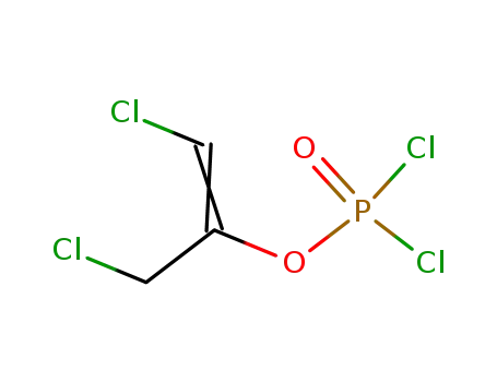 Molecular Structure of 89094-98-4 (Phosphorodichloridic acid, 2-chloro-1-(chloromethyl)ethenyl ester)