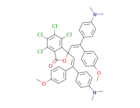 4,5,6,7-tetrachloro-3,3-bis[(Z)-2-[4-(dimethylamino)phenyl]-2-(4-methoxyphenyl)ethenyl]-2H-inden-1-one