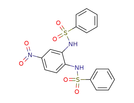 Molecular Structure of 5471-99-8 (N-[2-(benzenesulfonamido)-5-nitro-phenyl]benzenesulfonamide)
