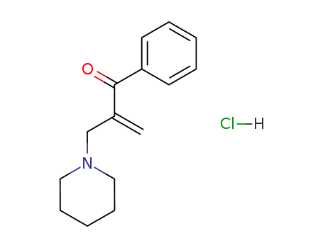 2-Propen-1-one,1-phenyl-2-(1-piperidinylmethyl)-, hydrochloride (1:1) cas  61985-56-6