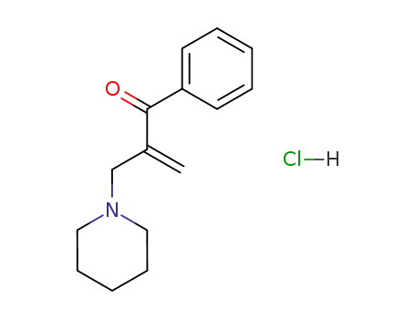 Molecular Structure of 61985-56-6 (1-phenyl-2-(piperidin-1-ylmethyl)prop-2-en-1-one)