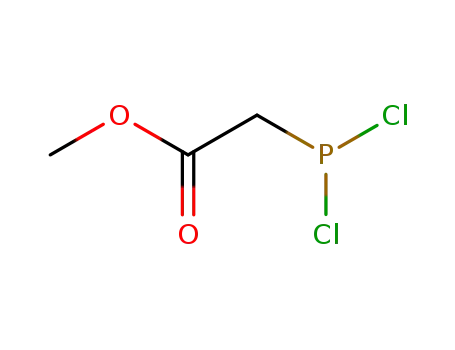 Molecular Structure of 689-10-1 (Acetic acid, (dichlorophosphino)-, methyl ester)