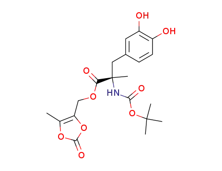 L-Tyrosine, N-[(1,1-dimethylethoxy)carbonyl]-3-hydroxy-a-methyl-,
(5-methyl-2-oxo-1,3-dioxol-4-yl)methyl ester