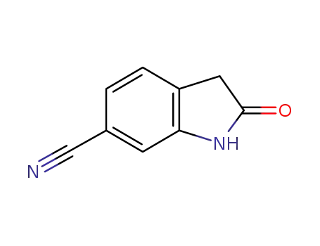 Molecular Structure of 199327-63-4 (6-CYANOOXINDOLE)