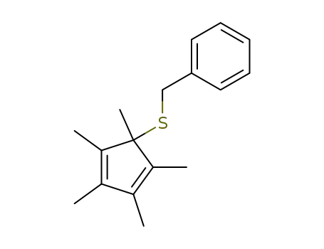 5-(benzylthio)-1,2,3,4,5-pentamethylcyclopentadiene