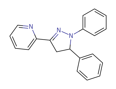 Pyridine, 2-(4,5-dihydro-1,5-diphenyl-1H-pyrazol-3-yl)-